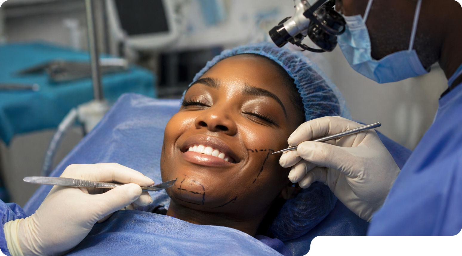 Patient smiling confidently after procedure